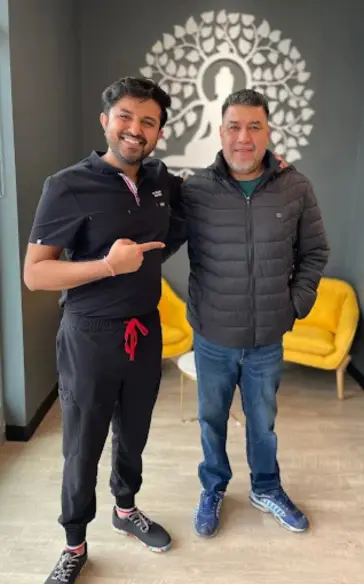 Satisfied patient review highlighting same-day emergency dentist at 360 Dental Lounge