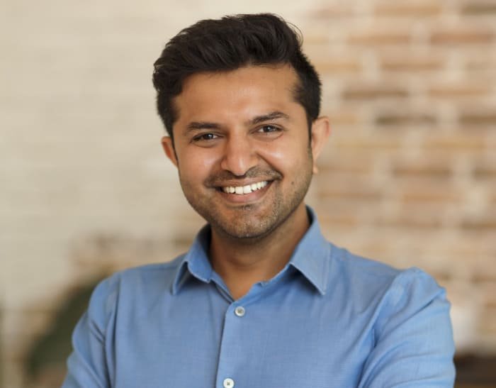 A photo of Dr. Rushabh Doshi smiling