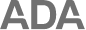 A D A logo