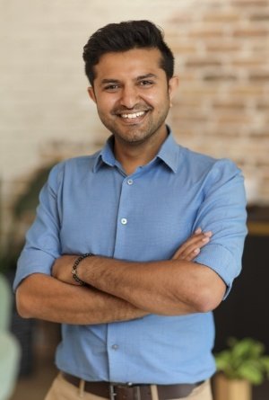 Doctor Rushabh Doshi smiling